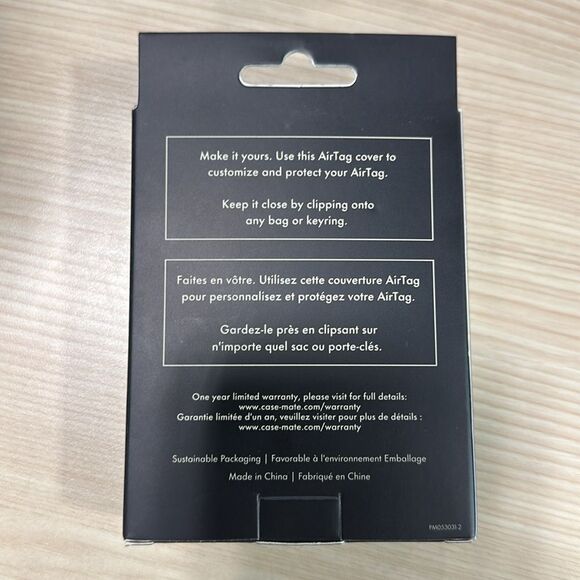 kate spade Air Tag Compatible Protective Case Clip on or Keyring - Picture 2 of 10